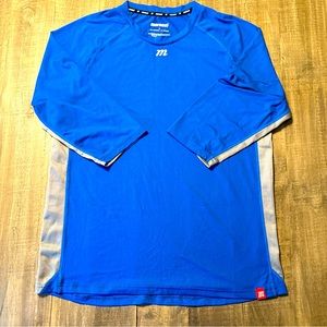 Marucci 3/4 Sleeve Performance Base Layer Shirt Mens Size Large Baseball Shirt